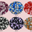 Thumbnail: 50 Pcs/10mm "Blooming in Shattered Fragments" Style Colored Glaze Glass Beads