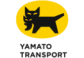 Black cat carrying a kitten inside a yellow oval. Below, "Yamato Transport" is written in bold black text.