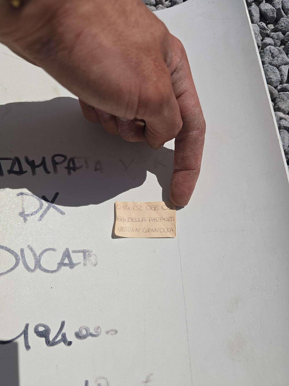 Miniatura: Bandella paraurti lastra granduca 