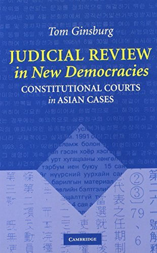 Capa do Livro Judicial Review in New Democracies, de Tom Ginsburg