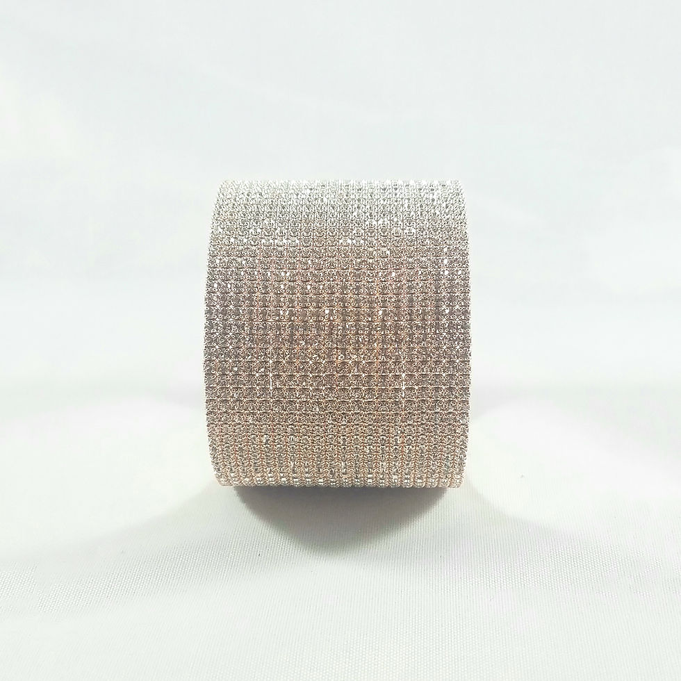 Thumbnail: 20 Line Rose Gold Bangle
