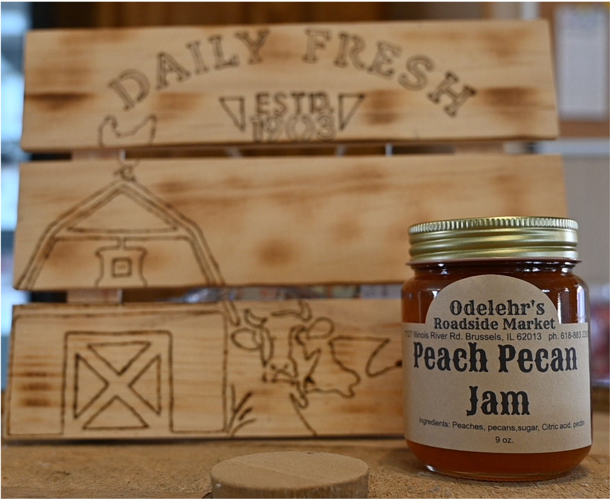 Odelehr's Roadside Market - Peach Pecan Jam