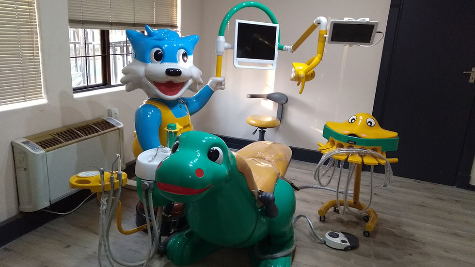 Thumbnail: KIDS DENTAL CHAIR - Dino + Cat