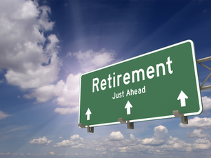 Sign saying Retirement Just Ahead
