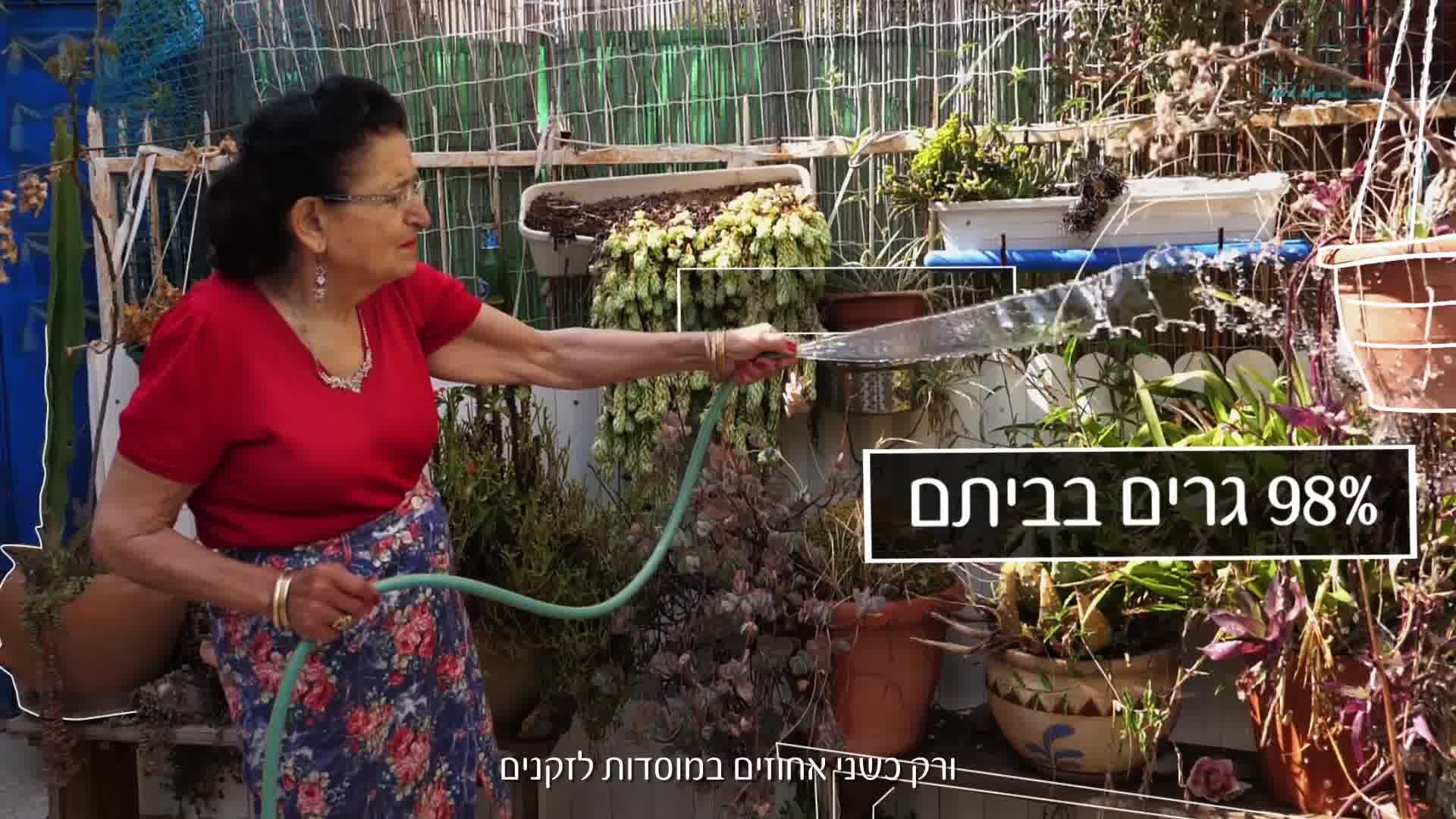 נתונים על בני 65 פלוס בישראל