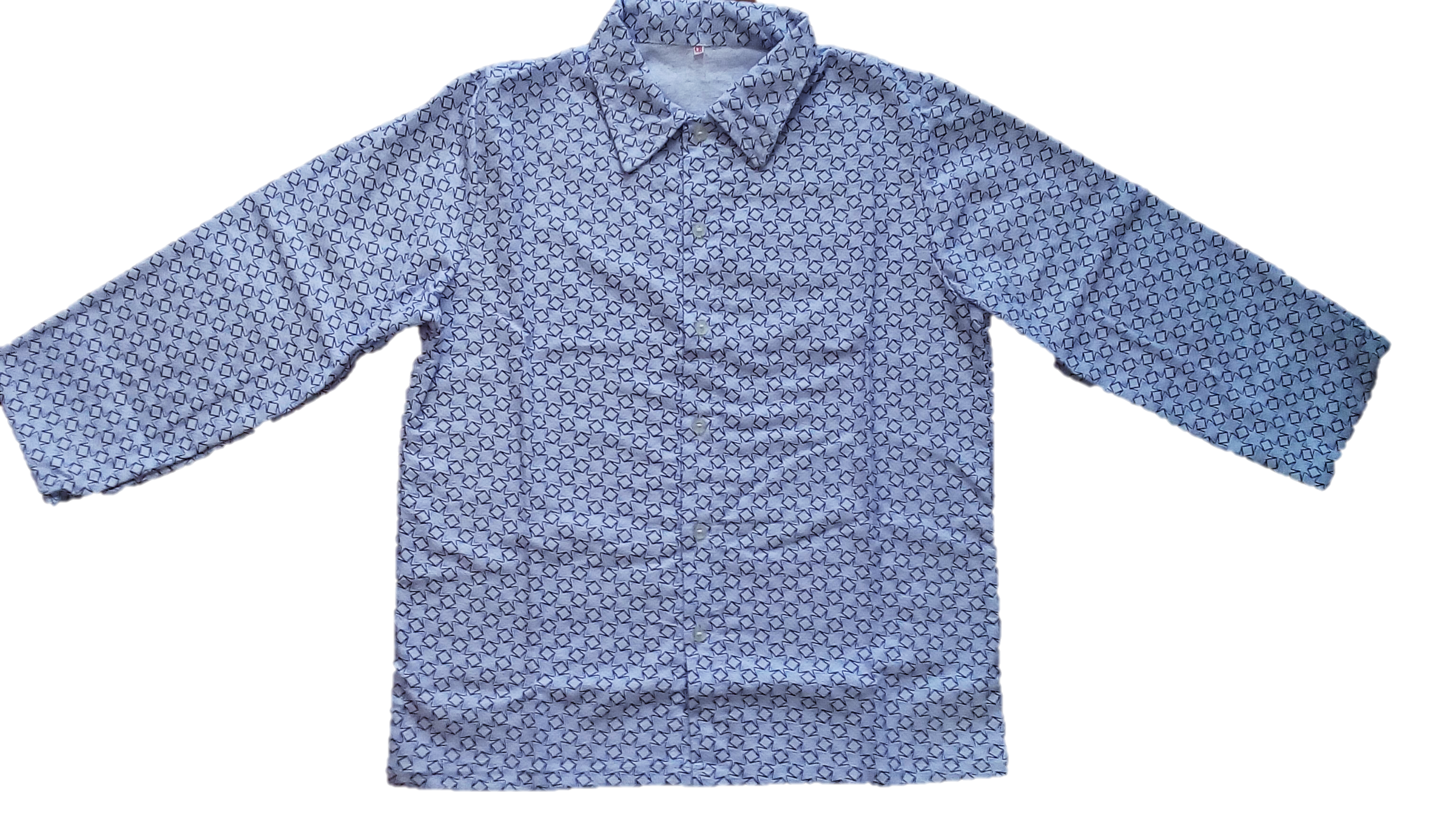 Pijama estampado Rombos Azules