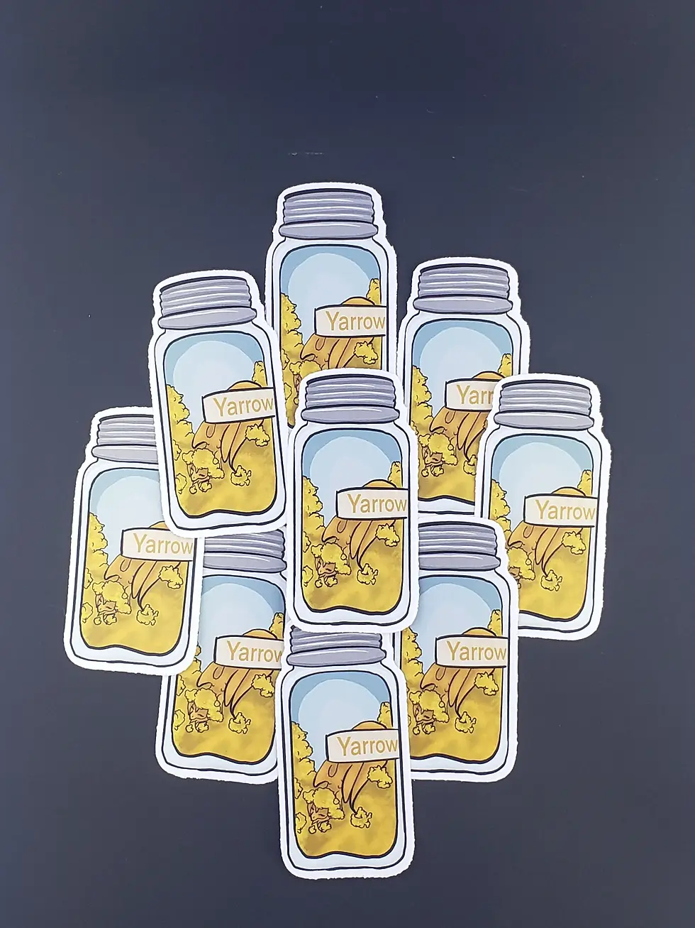 Yarrow dragon sticker