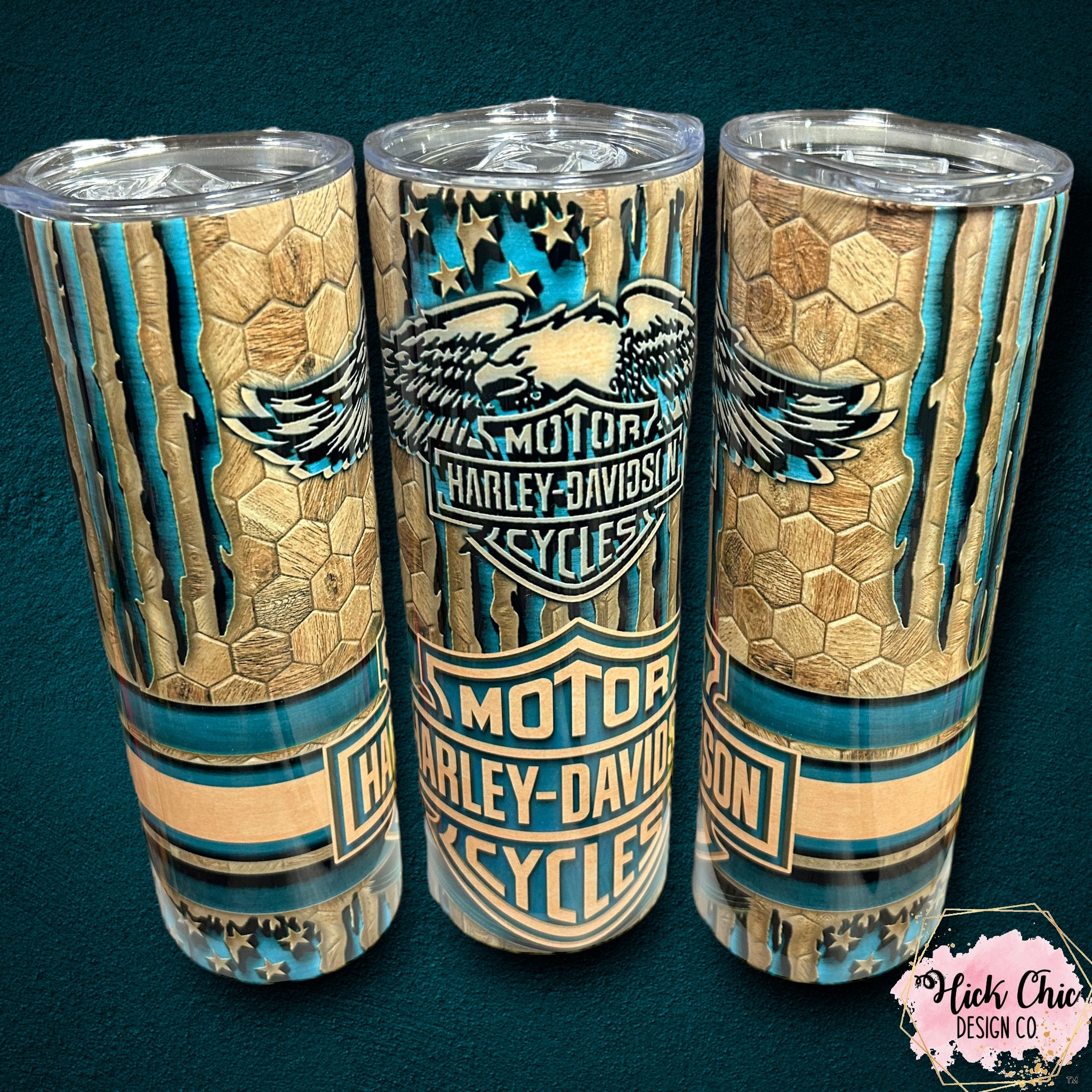 Harley Teal Tumbler