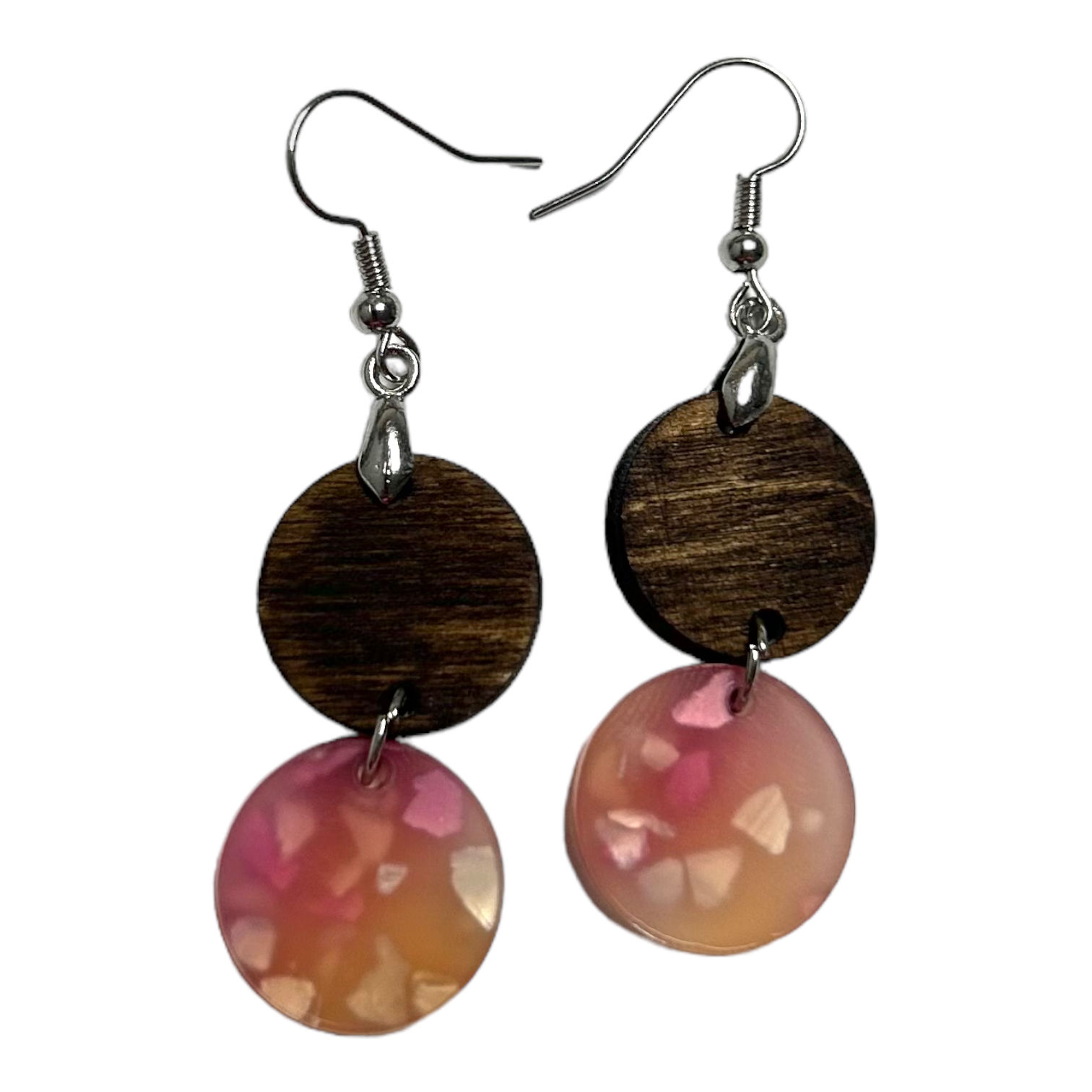 Hidden Foil Dangle Earrings