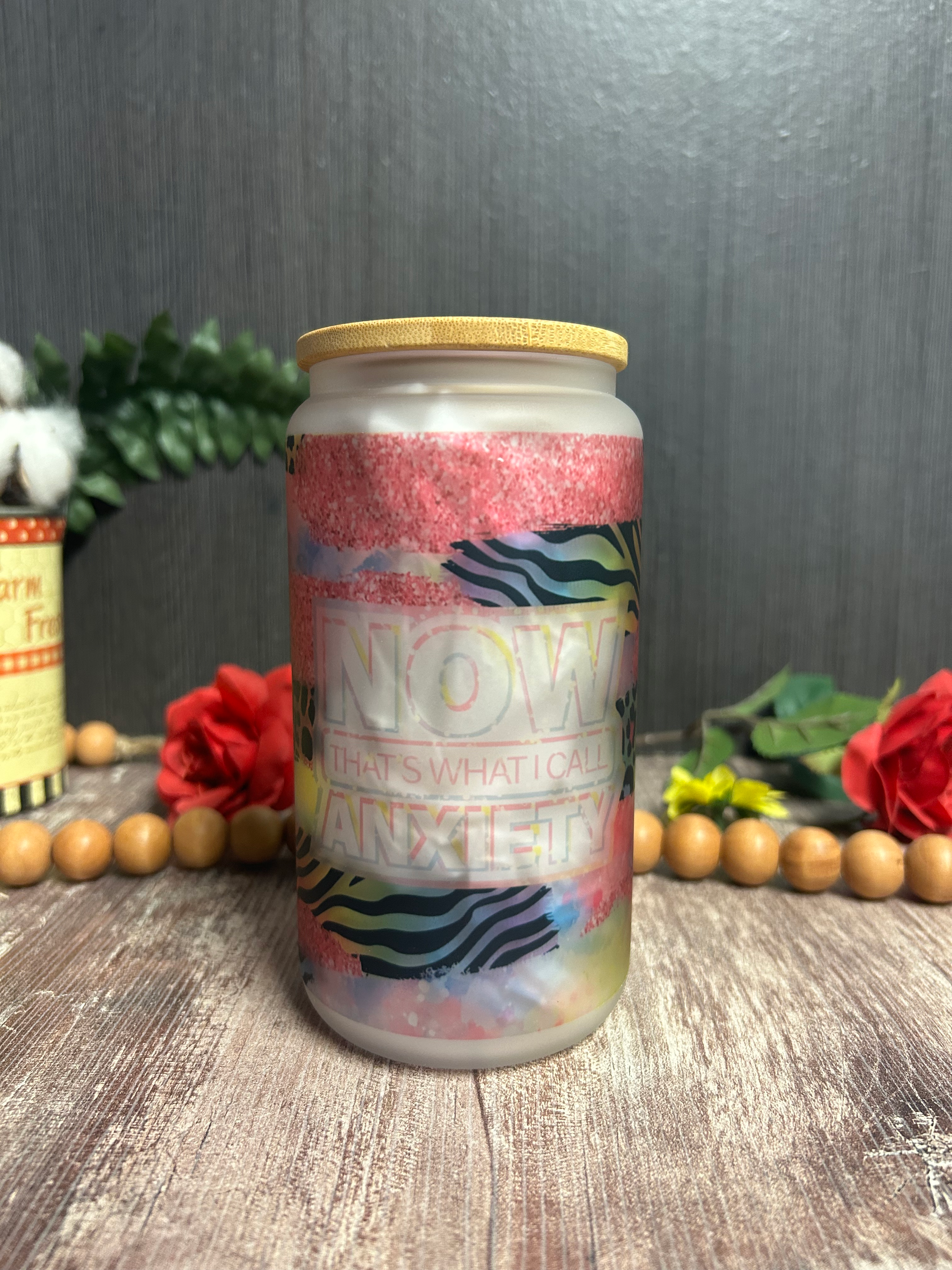 NOW That's What I Call Anxiety Glass Can