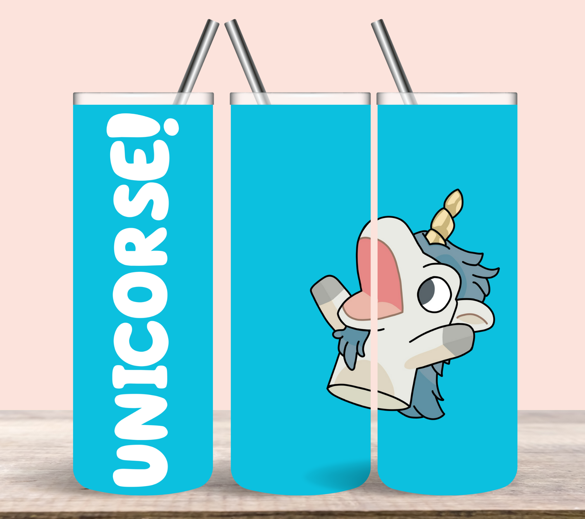 UNICORSE! Tumbler-BLUEY
