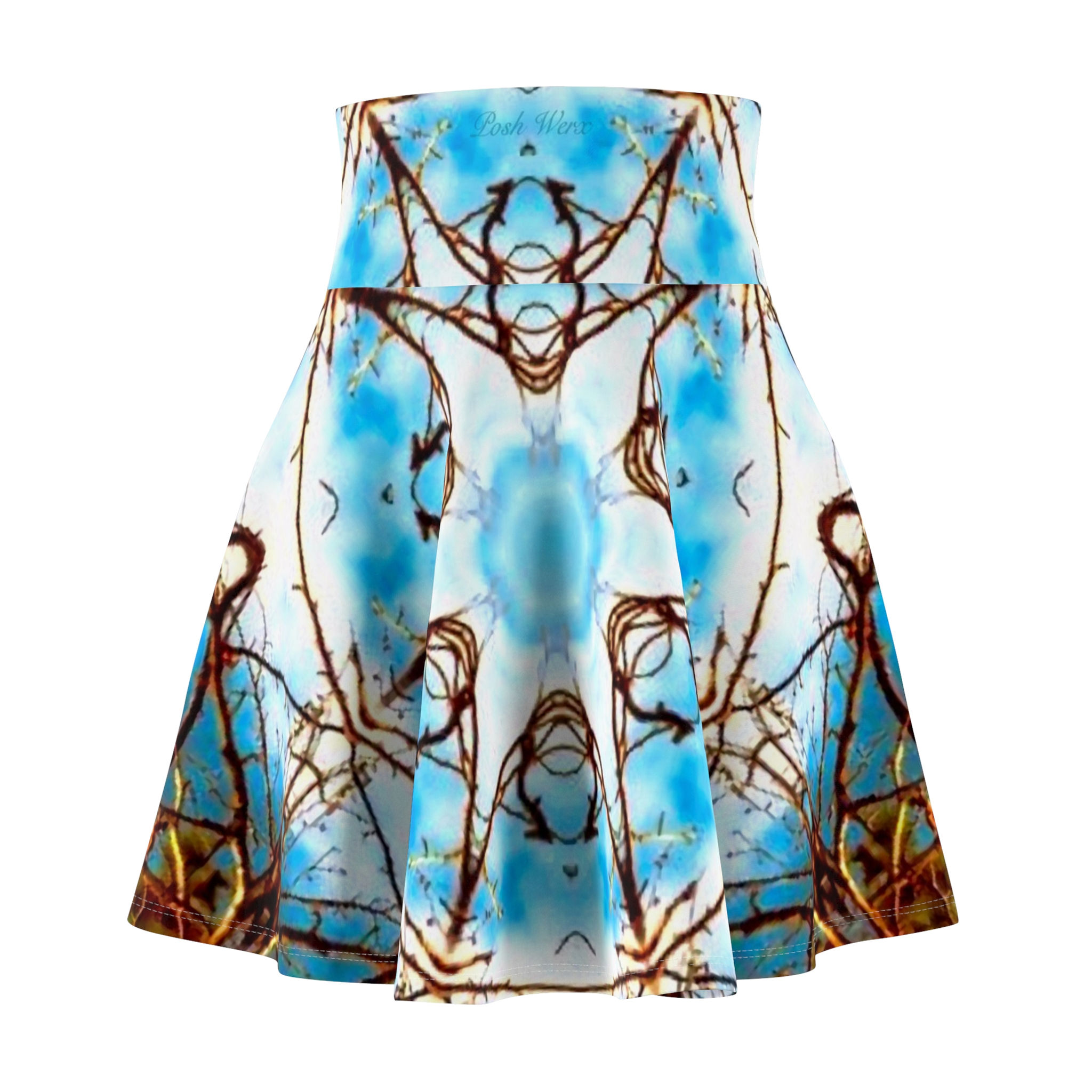 Winter Branches Women's Flared & Flouncy Skirt (6 sizes)