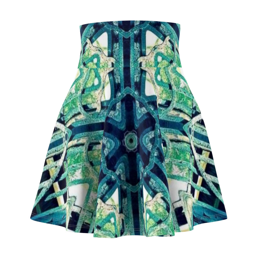 Deco Patina Iron Women's Skater Skirt (6 variants)