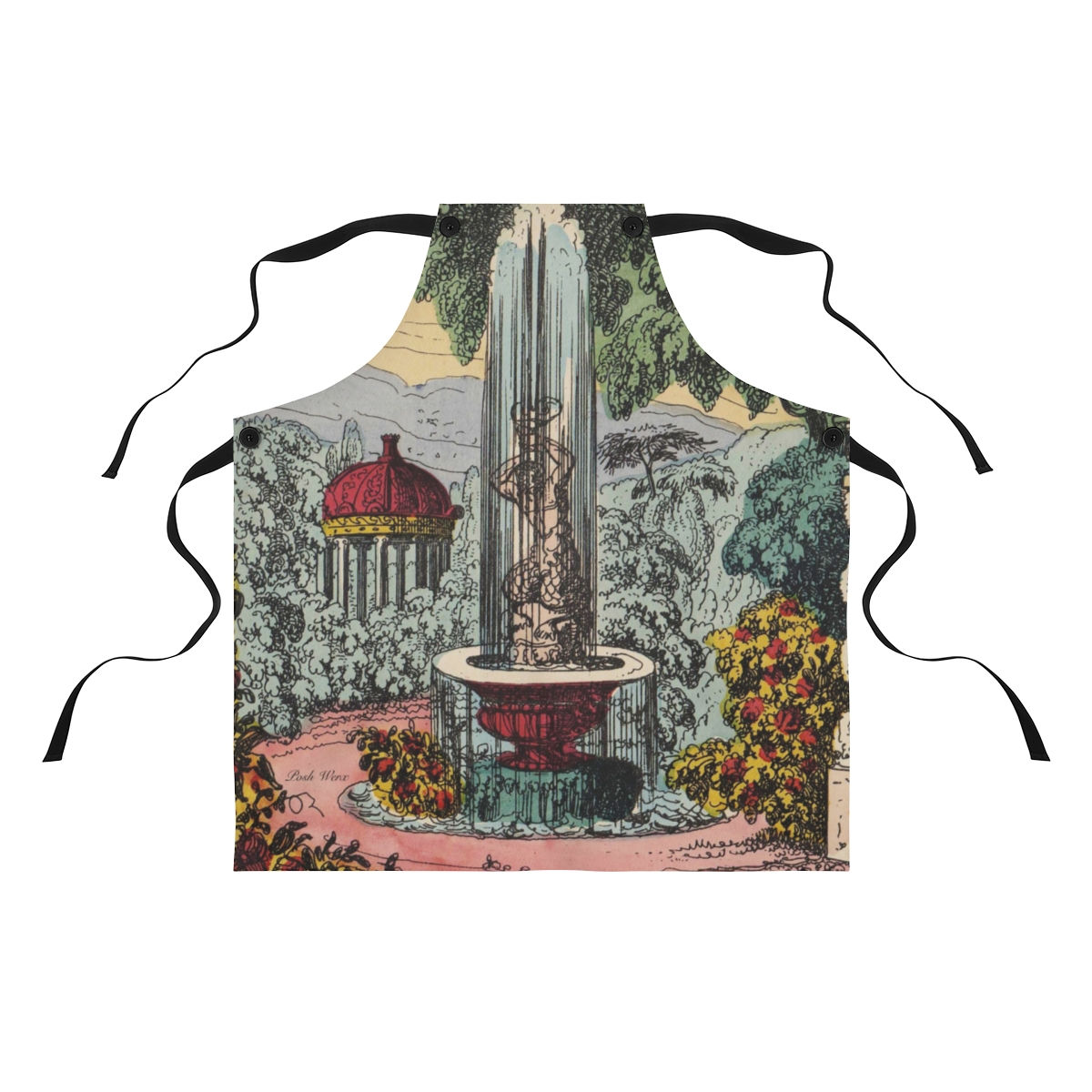 Garden Fountain Apron