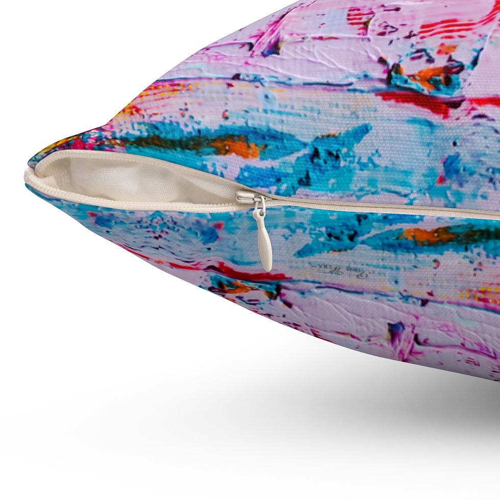 Thumbnail: Driven to AbstractionSpun Polyester Square Pillow (4 variants)