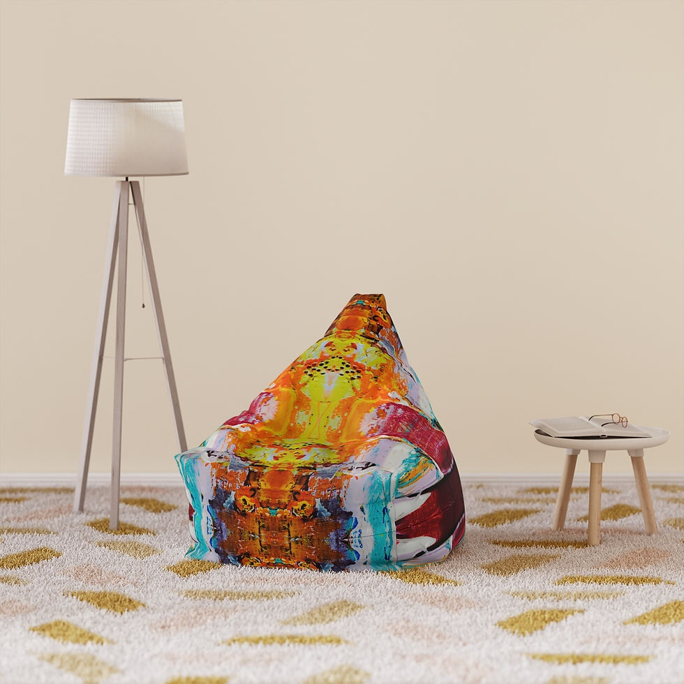 Thumbnail: Driven To Abstraction Bean Bag Chair Cover (2 sizes, No Filling)