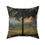 Thumbnail: Tree Silhouette Spun Polyester Square Pillow (4 variants)