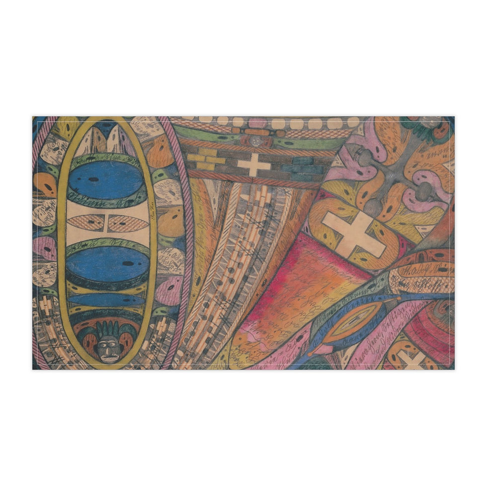 Thumbnail: Primitive Tribute 2 Tea Towels (cotton, poly)