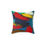 Thumbnail: Abstract Spun Polyester Square Pillow