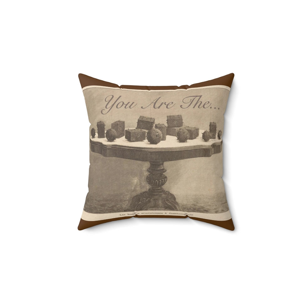 Thumbnail: You Are The... Spun Polyester Square Pillows 2 designs per pillow, (4 sizes)
