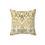 Thumbnail: Golden Flowers and Finches Spun Polyester Square Pillow (4 sizes)