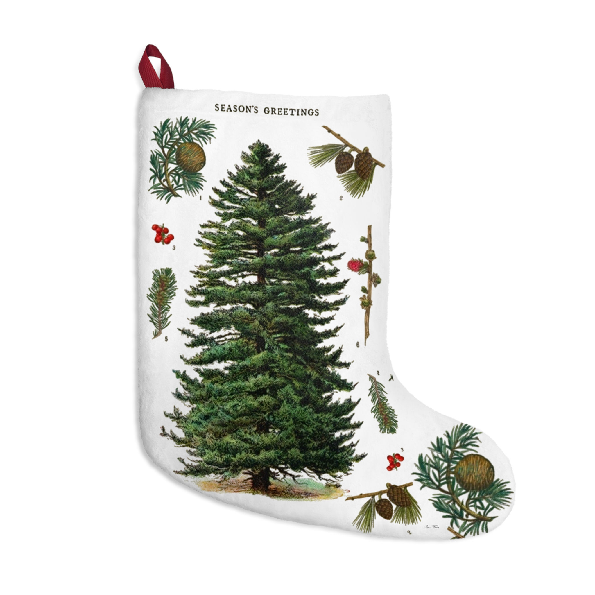Seasons Greetings Christmas Stocking
