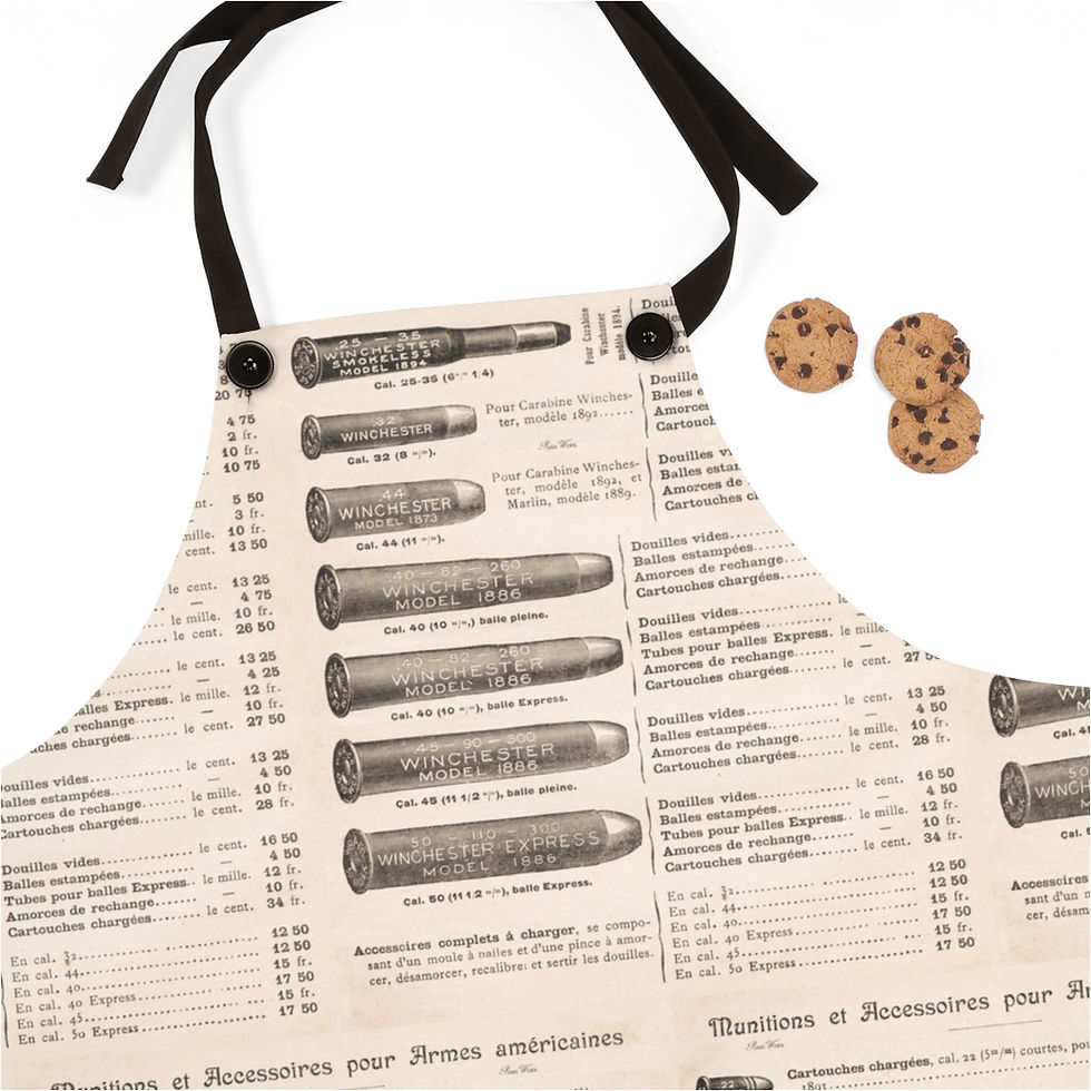 Thumbnail: Vintage French Ad: American Winchester Munitions Apron