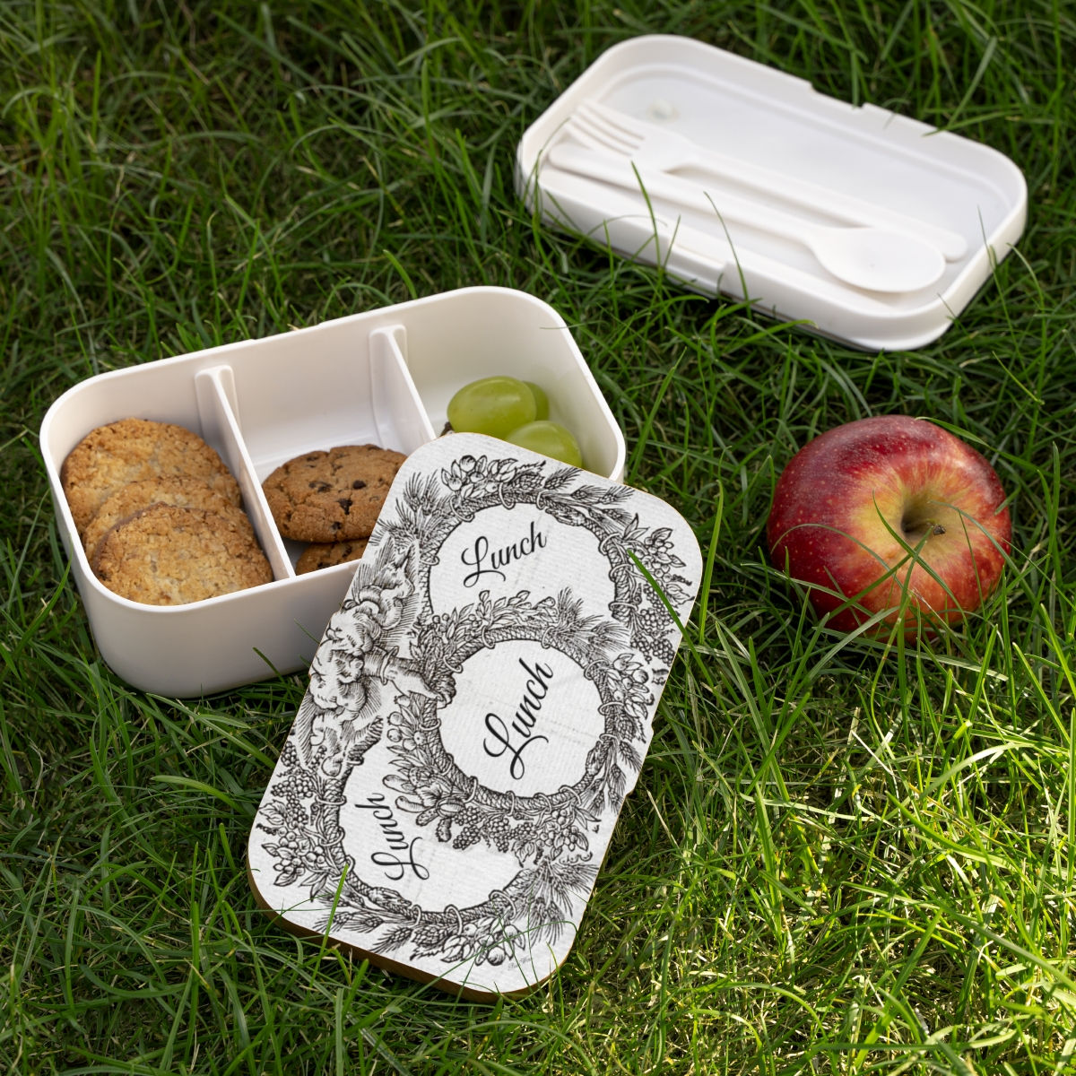 Cloud Hand Wreath Bento Lunch Box
