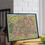 Thumbnail: Vintage Paris Map Unfolded - Glass Cutting Board ( 2 sizes )