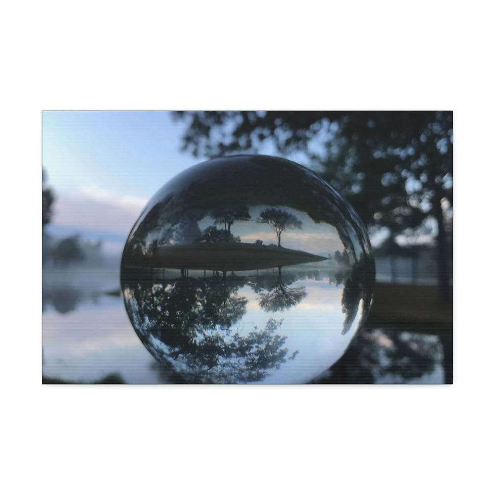 Thumbnail: Crystal Ball Lake Reflection Canvas Wall Art (5 sizes)