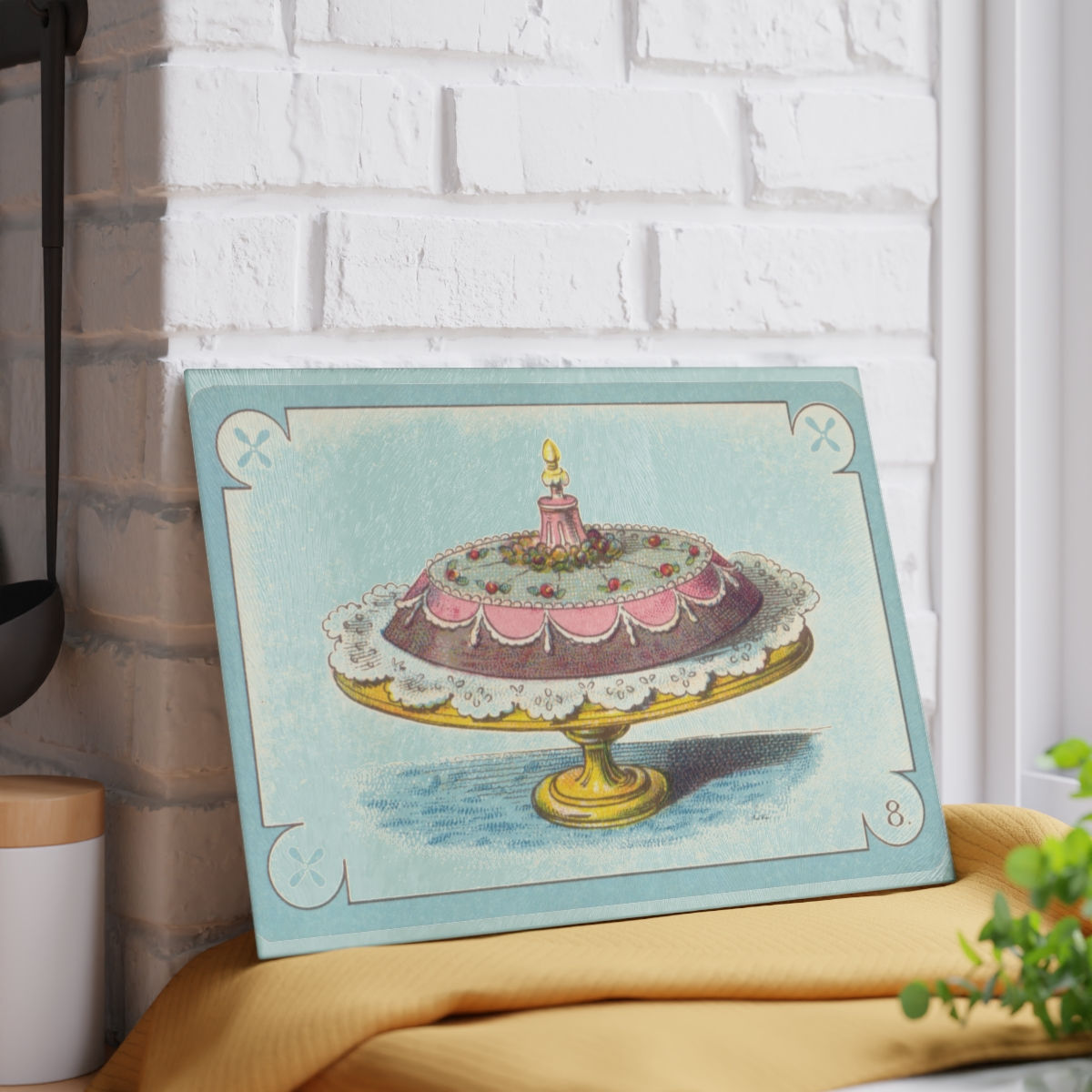 Bon Appétit Glass Cutting Board ( 2 sizes )