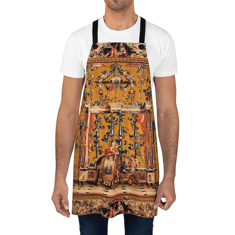 Thumbnail: Tapestry with Elephant Apron 
