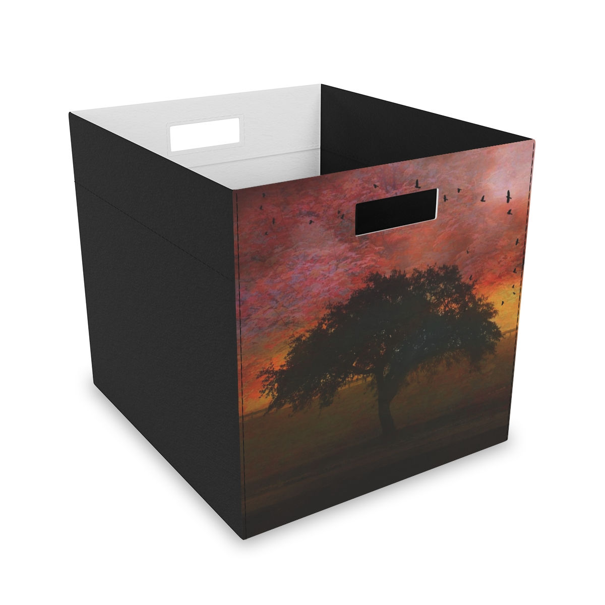 Sunset Tree Felt Storage Box