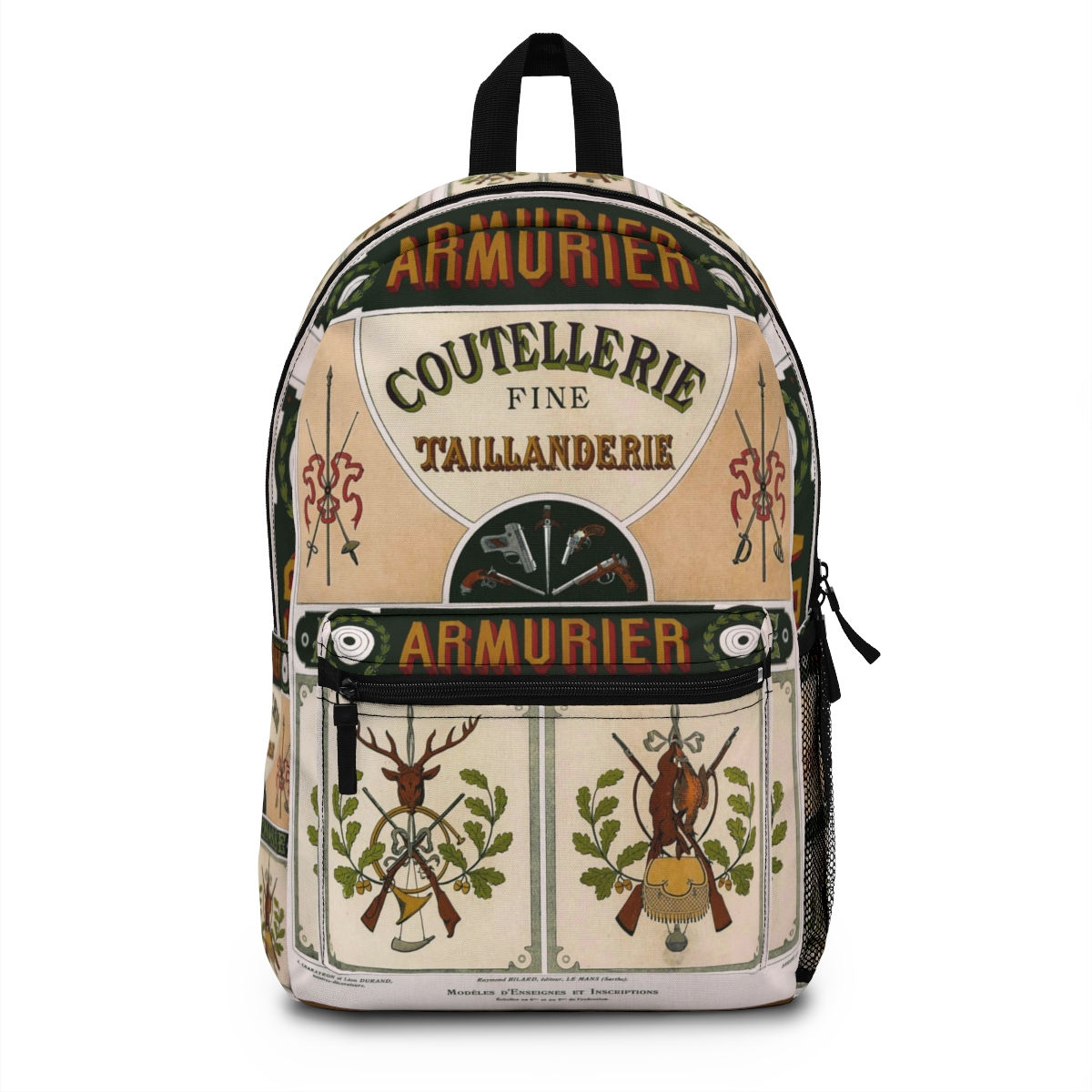 Vintage French Armory Ad Backpack