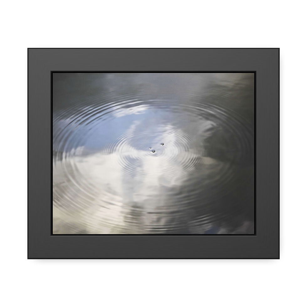 Thumbnail: Ripple Framed Wall Art (Fine Art or Satin Semi-Gloss Photo Paper 4 variants)