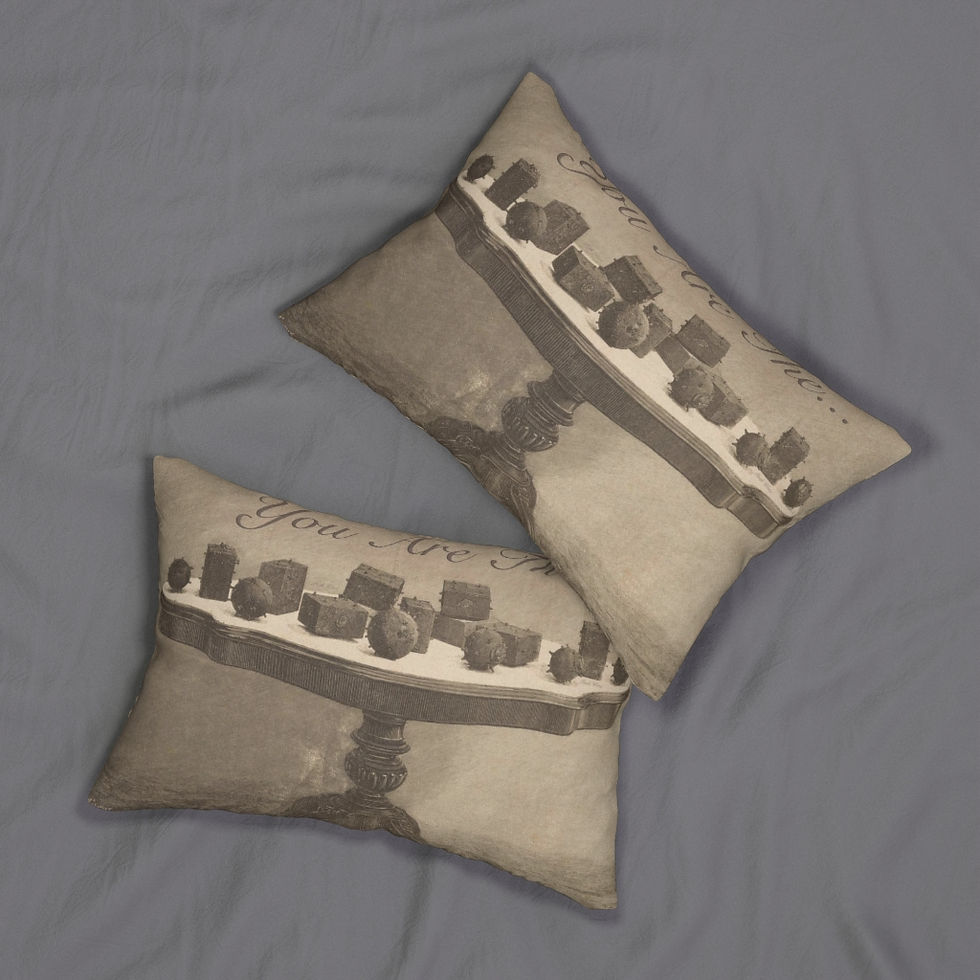Thumbnail: You Are The... Spun Polyester Lumbar Pillow 2 sided