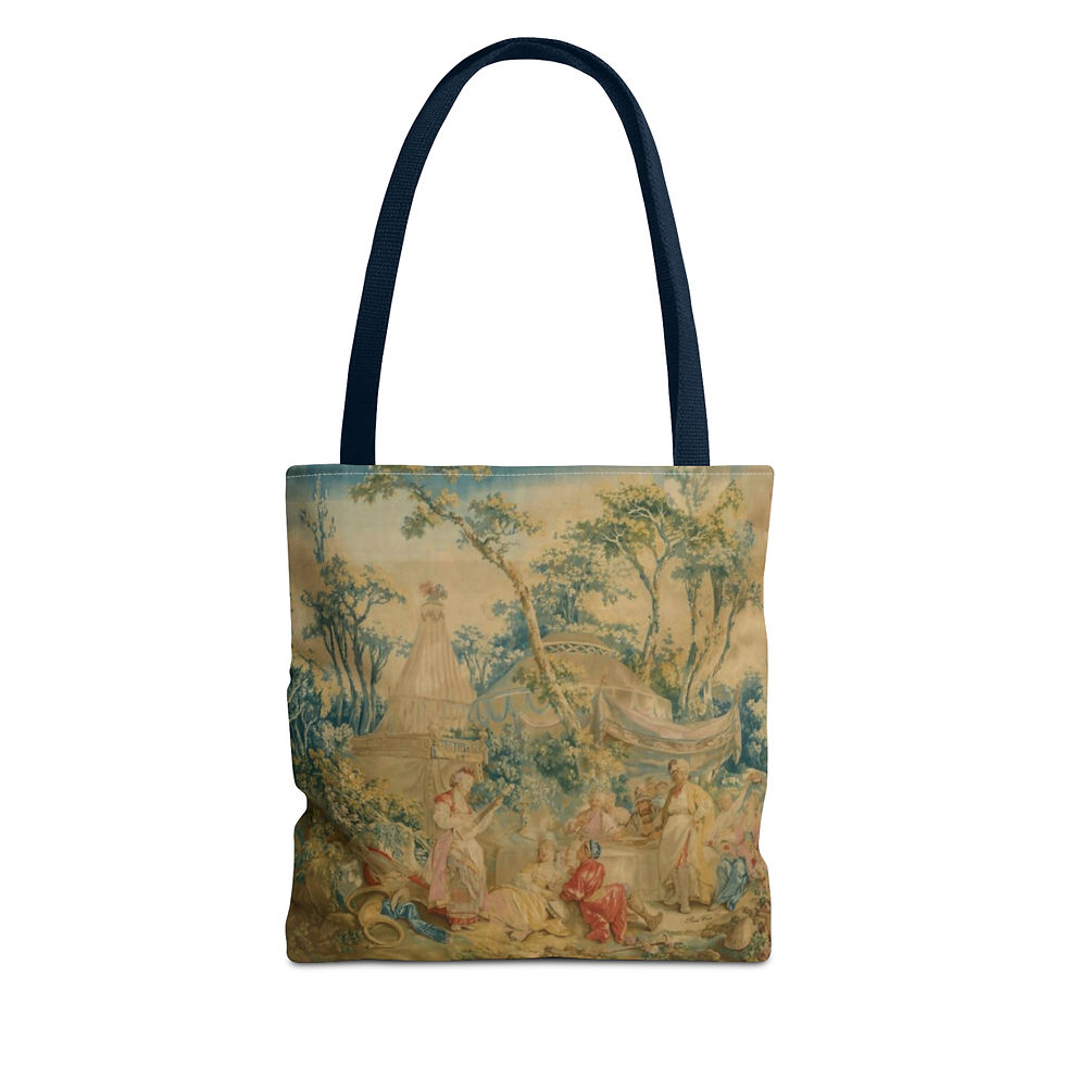 Thumbnail: Faded French Tapestry Tote Bag (3 sizes)