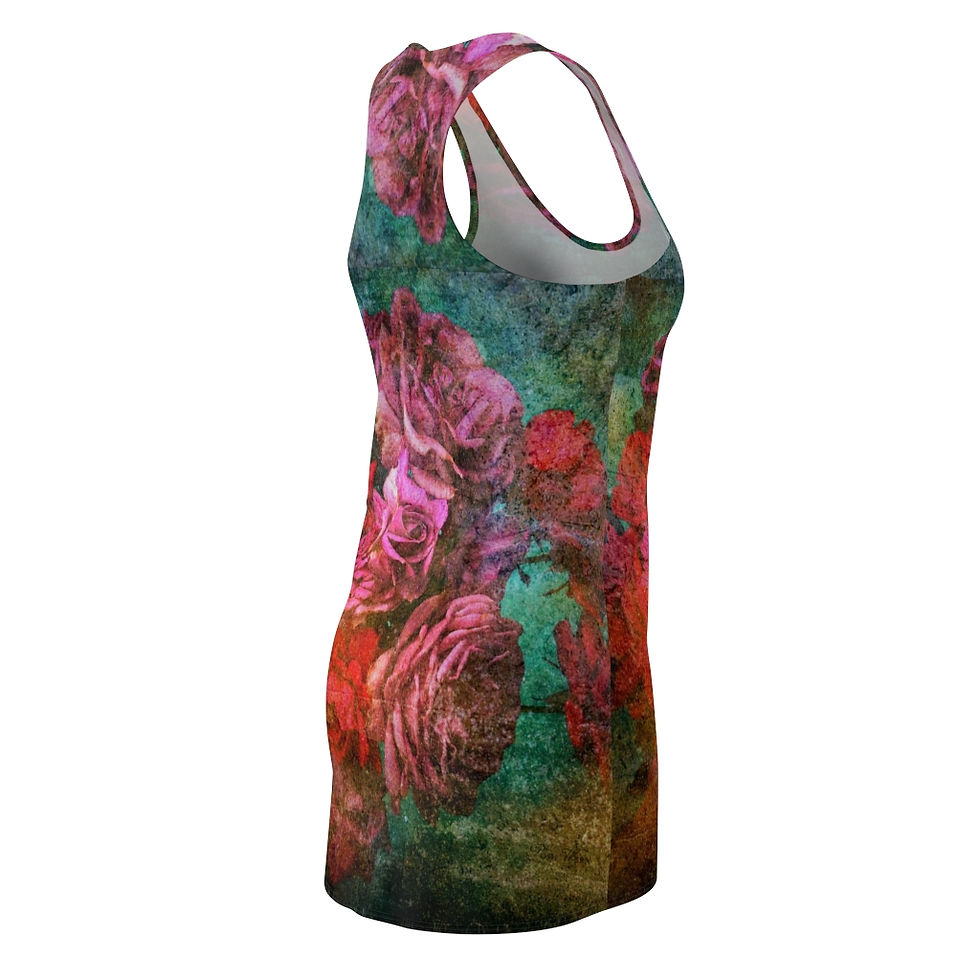 Thumbnail: Rose Women's Cut & Sew Racerback Dress (6 variants)
