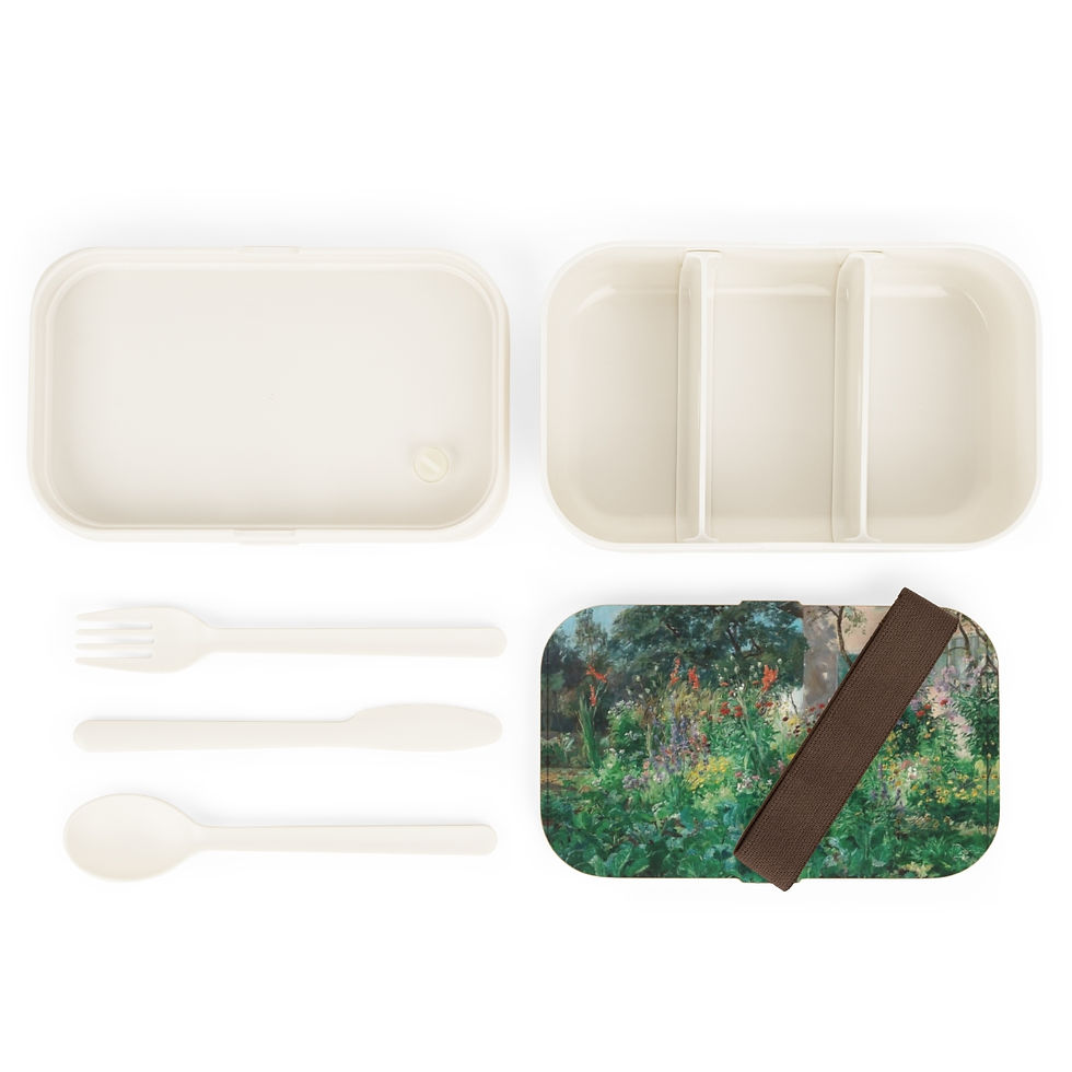 Thumbnail: Garden and French House w Shutters Bento Lunch Box