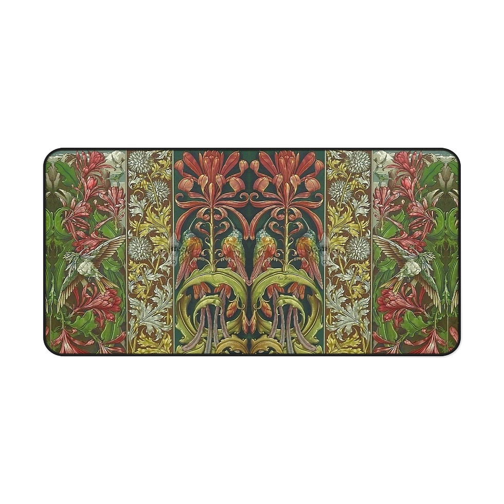 Floral Panels Desk Mat (3 variants)