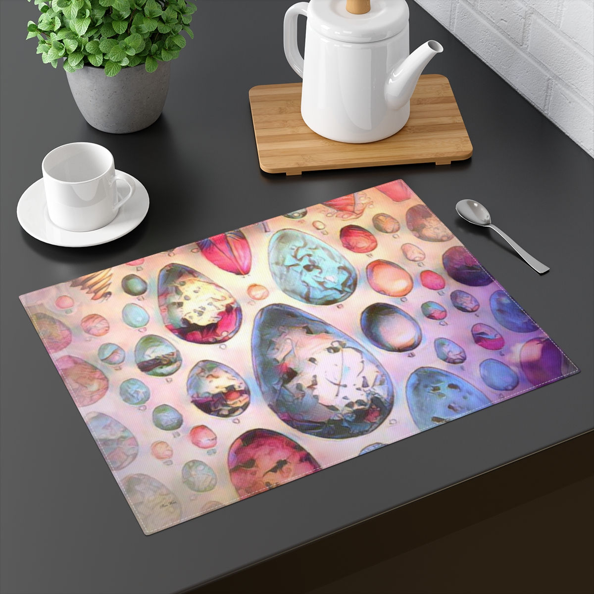 Pastel Bird Eggs Placemat
