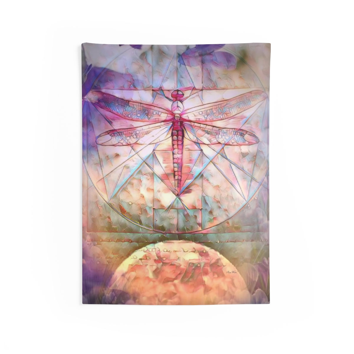 Dragonfly Moon  Indoor Wall Tapestries (4 variants)
