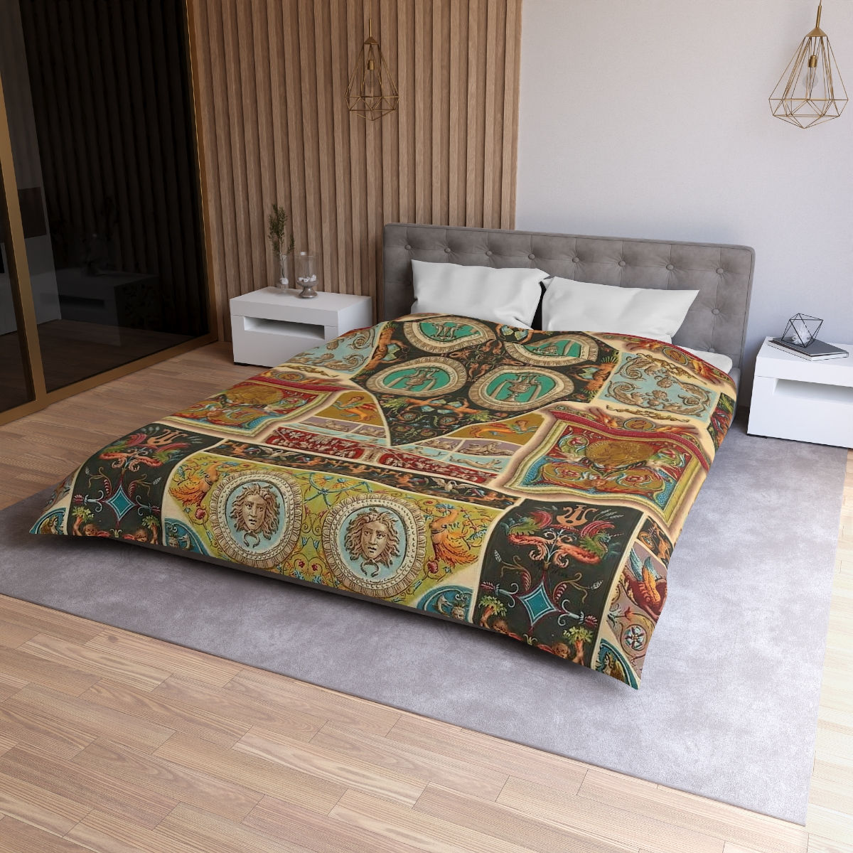 Renaissance Coin Microfiber Duvet Cover (4 sizes)