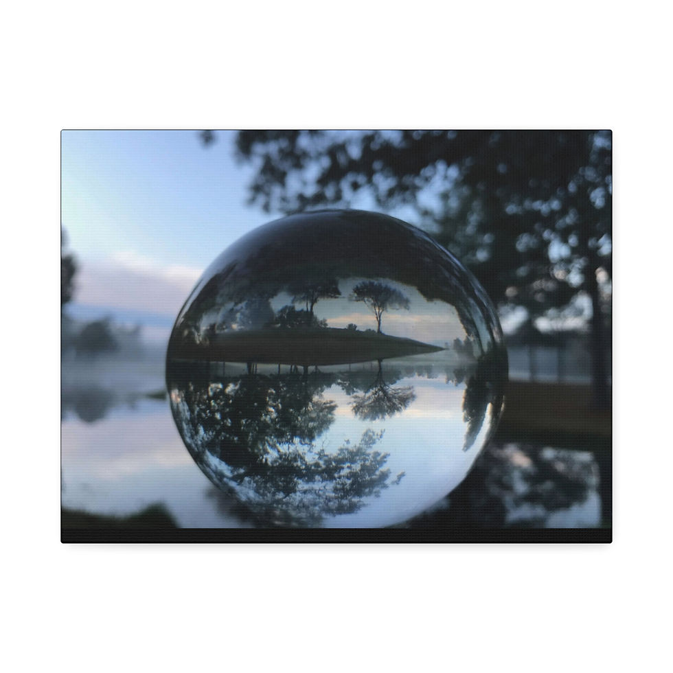Thumbnail: Crystal Ball Lake Reflection Canvas Wall Art (5 sizes)