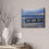 Thumbnail: Lake Pier Canvas Print — Serene Blue Waters Stretched Wall Art (7 sizes)