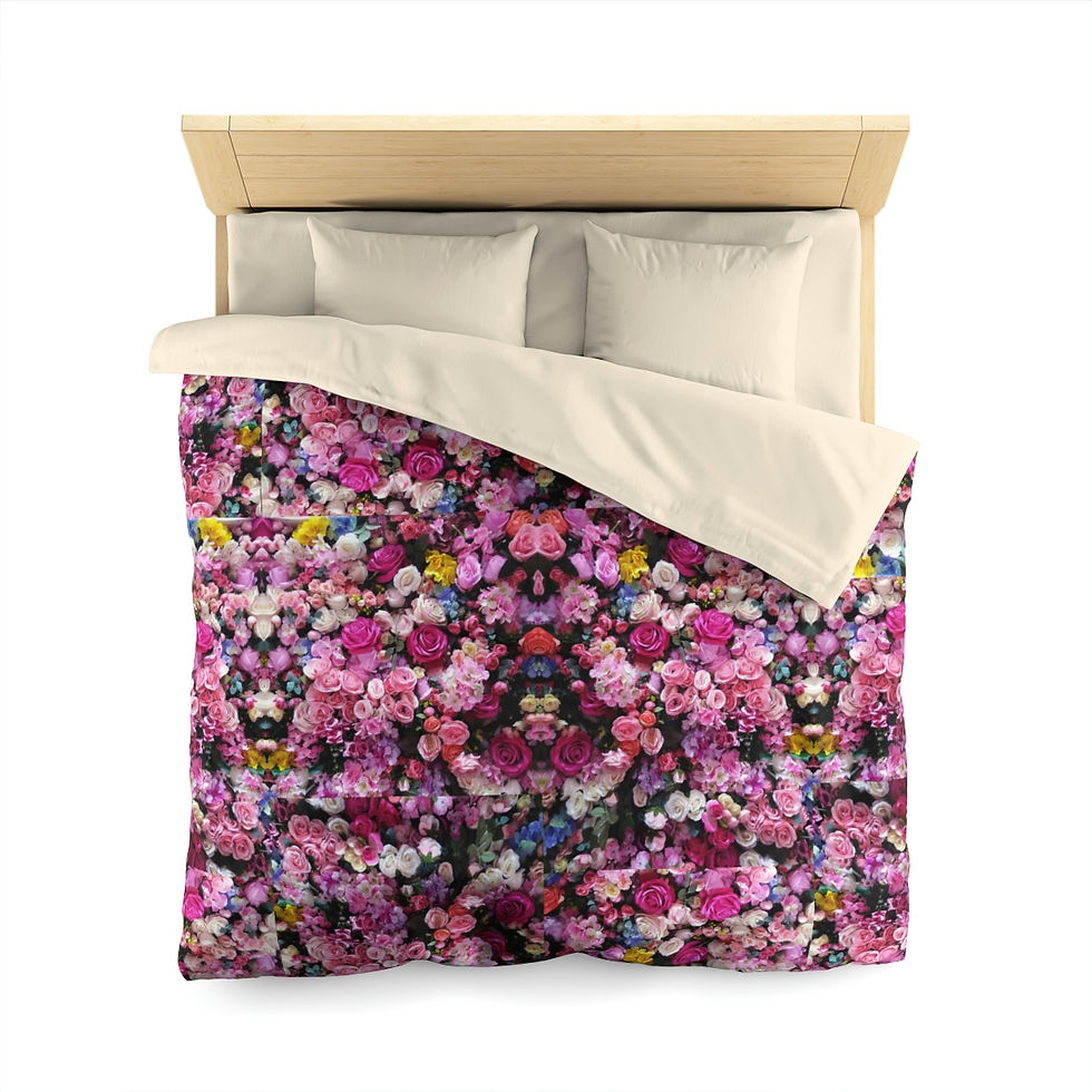 Thumbnail: Infinity Roses Microfiber Duvet Cover (4 variants)