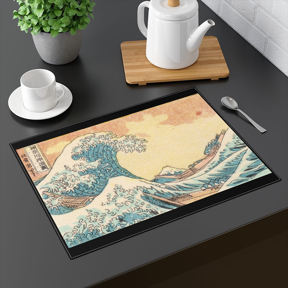 Japanese Wave Placemat