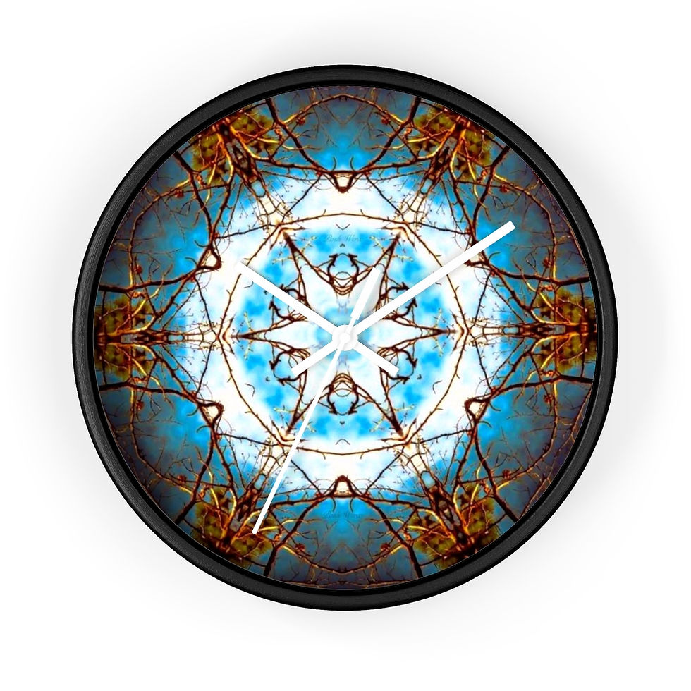 Thumbnail: Winter Branches Wall clock (3 Base Colors)