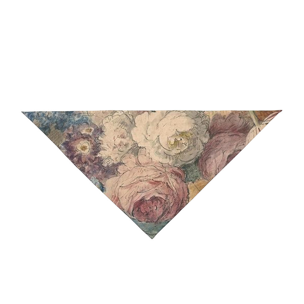 Thumbnail: Dutch Florals v.3 Pet Bandana (2 sizes)