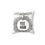 Thumbnail: Cloud, Hand, Wreath: Yee Haw - Faux Suede Square Pillow, (4 sizes)
